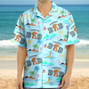 Custom Photo Dog Dad Stance Beach Hawaii Shirt LM32 893707