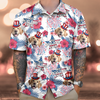 Custom Pet Photo Best Dog Dad Ever - Personalized Independence Day Hawaiian Shirt CH07 895774