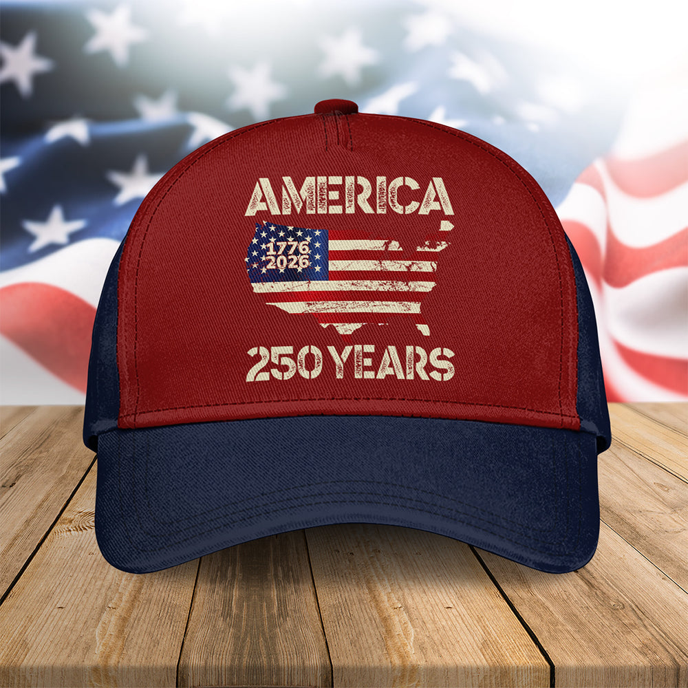 250 Years America Anniversary 250th Independence Day Classic Cap HO82 900346