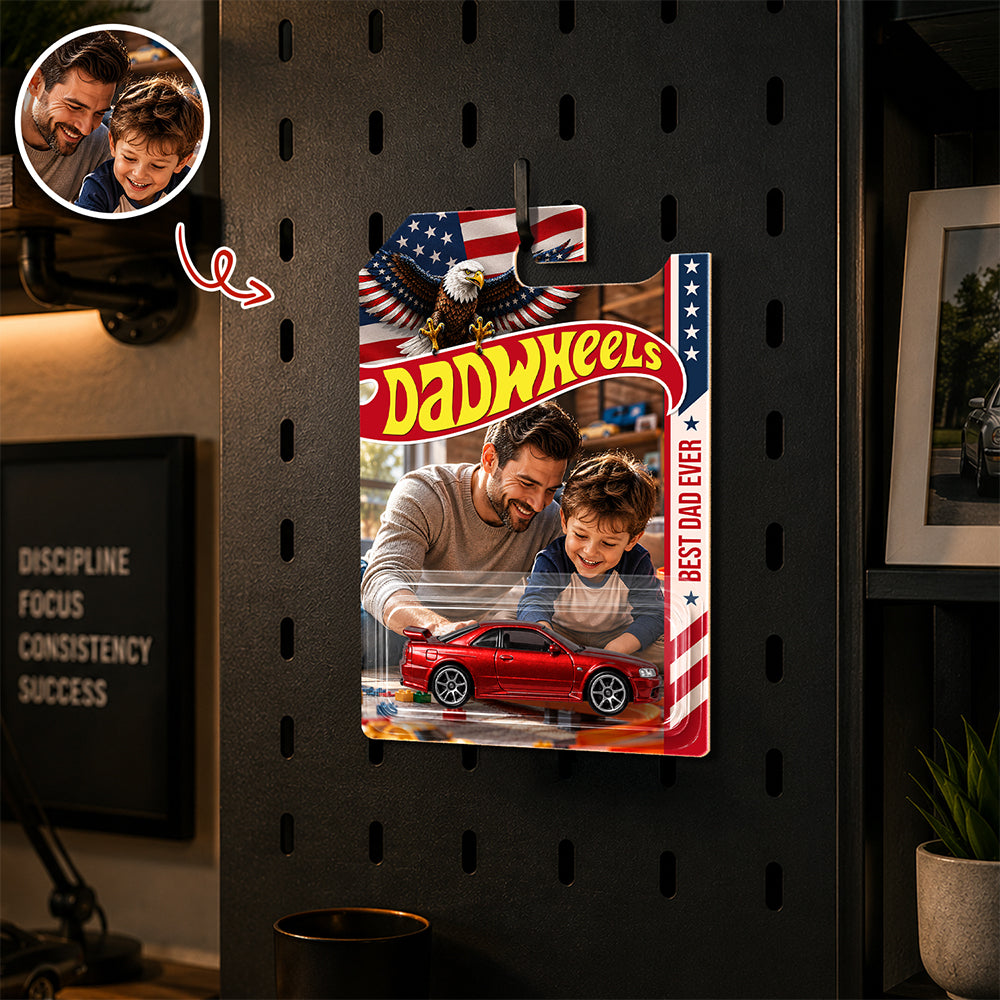 Personalized US Flag Dad Wheels Gift For Father's Day HA75 921542