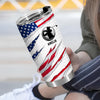 Personalized Golf Ball Pattern America Flag Fat Tumbler Gift For Golfer, Golf Lovers HA75 921040