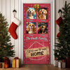 Welcome To Our Home Peeking Pets Door Cover Personalized Gift For Dog Lovers HO82 900242