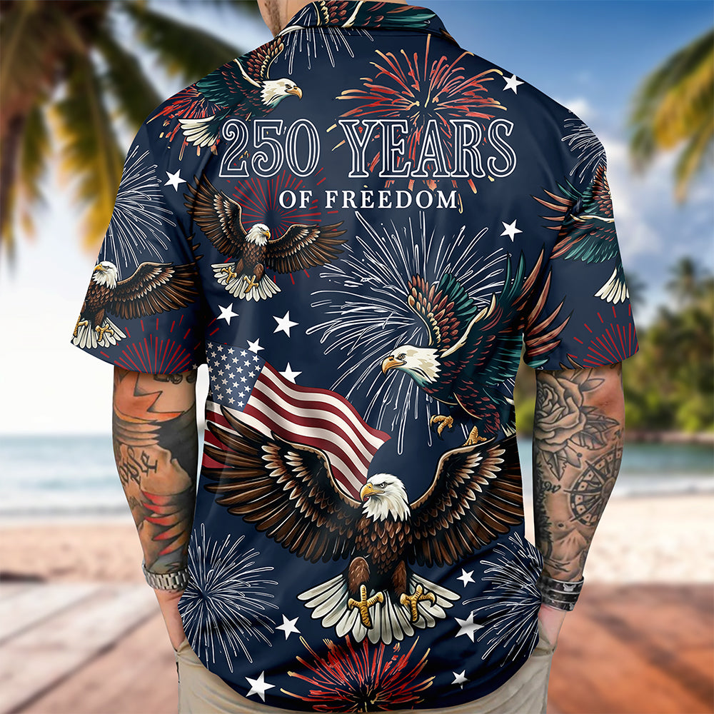 USA 250th Anniversary Eagle 1776-2026 Hawaii Shirt HA75 920852