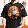 Custom Halloween Cat Photo Comfort Shirt Spooky Season Shirt Cat Lovers Halloween Gift CH07 899622