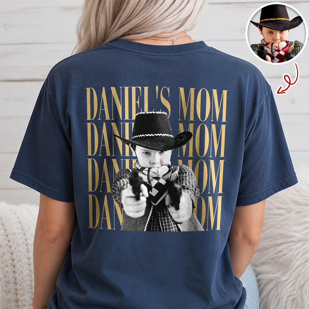 Personalized Vintage Photo Mom, Grandma, Dad, Grandpa Family Comfort Shirt Back HA75 921494
