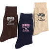 Personalized Name Senior - Class of 2027 Embroidered Socks HA75 922096