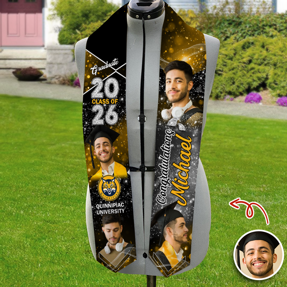 Custom Photo Class Of 2026 Graduation Stole HO82 901330
