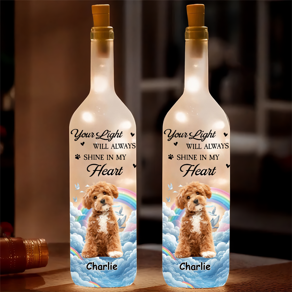My Heart Was Not Ready Leave You - Personalized Bottle Lamp LM32 893953