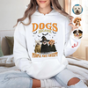 Custom Photo Dogs, Because People are Creepy Bright Shirt HA75 897646