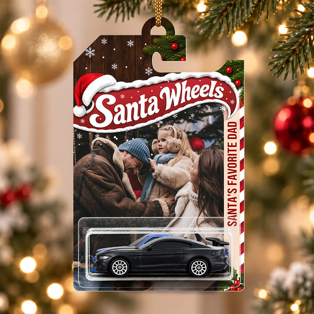 Personalized Santa Wheels Christmas Ornament Family Christmas Gift CH07 180600