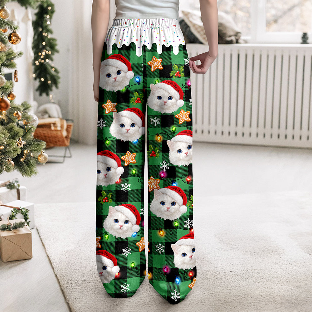 Custom Photo Dog Cat Christmas Sweatpants Family Outfit HA75 919286