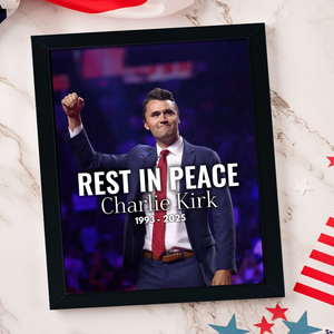 Pray For Charlie Kirk Memorial Picture Frame LM32 65503