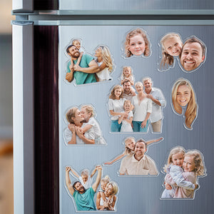 Custom Photo Family Personalized Acrylic Fridge Magnet Family Gift HA75 897910