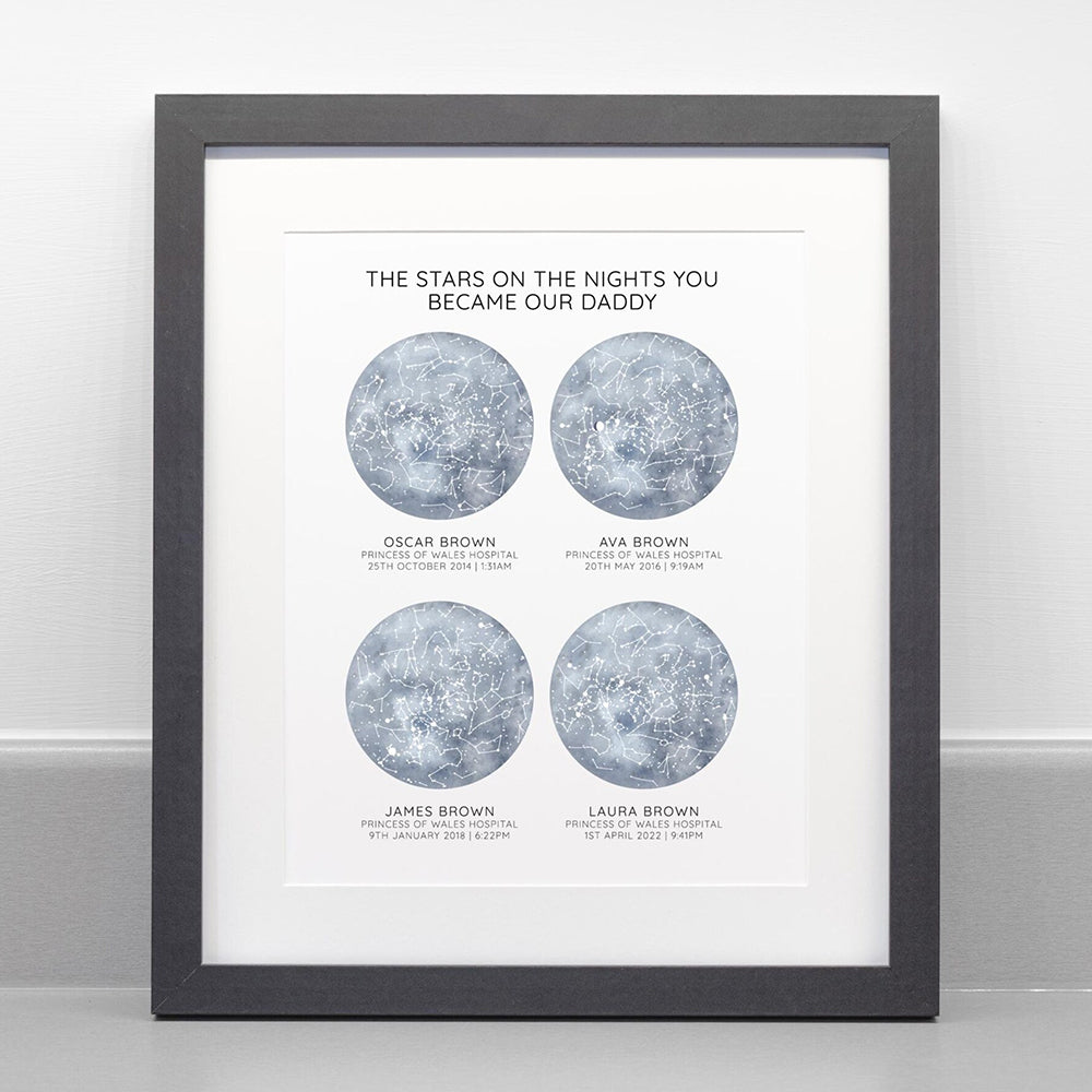 The Stars On The Night You Became My Mother Personalized Picture Frame Mother's Day, Father's Day Gift HA75 920862