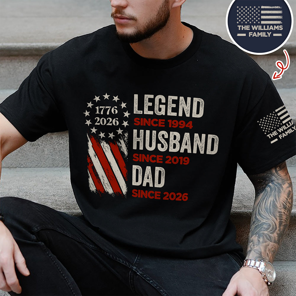 Personalized Legend, Husband, Dad And Grandpa Dark Shirt Gift For Dad, Father's Day HO82 902502