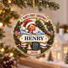 Personalized Baby First Christmas 250 Years Acrylic Ornament For Family HO82 903824