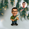 Custom Photo Fishing Acrylic Ornament For Christmas TH10 894919