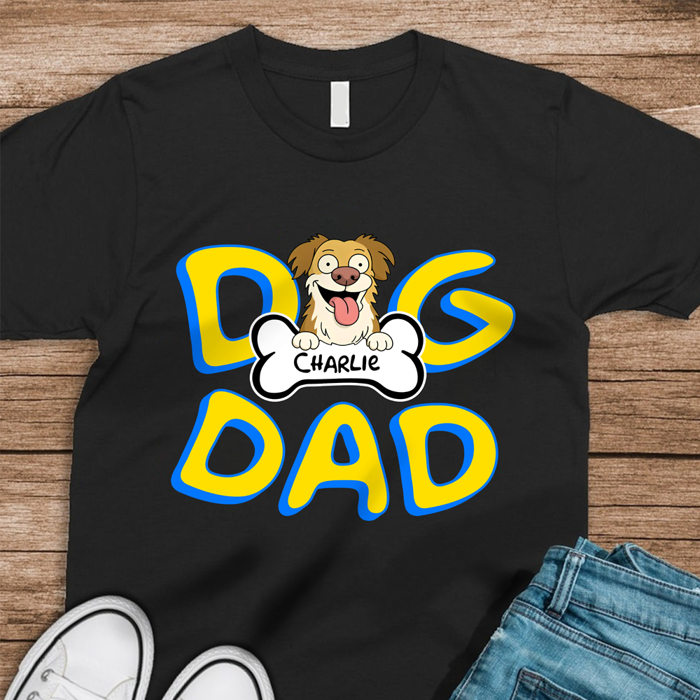 Personalized Dog Mom Dog Dad Dark Shirt Dog Lovers Gifts CH07 895640