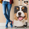 Personalized Dog Cat Photo Luggage Cover, Custom Funny Travel Suitcase Cover, Unique Travel Gift HA75 922082