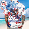 Custom Name American Pride Patriotic 250th Anniversary Eagle Hawaii Shirt HA75 920888