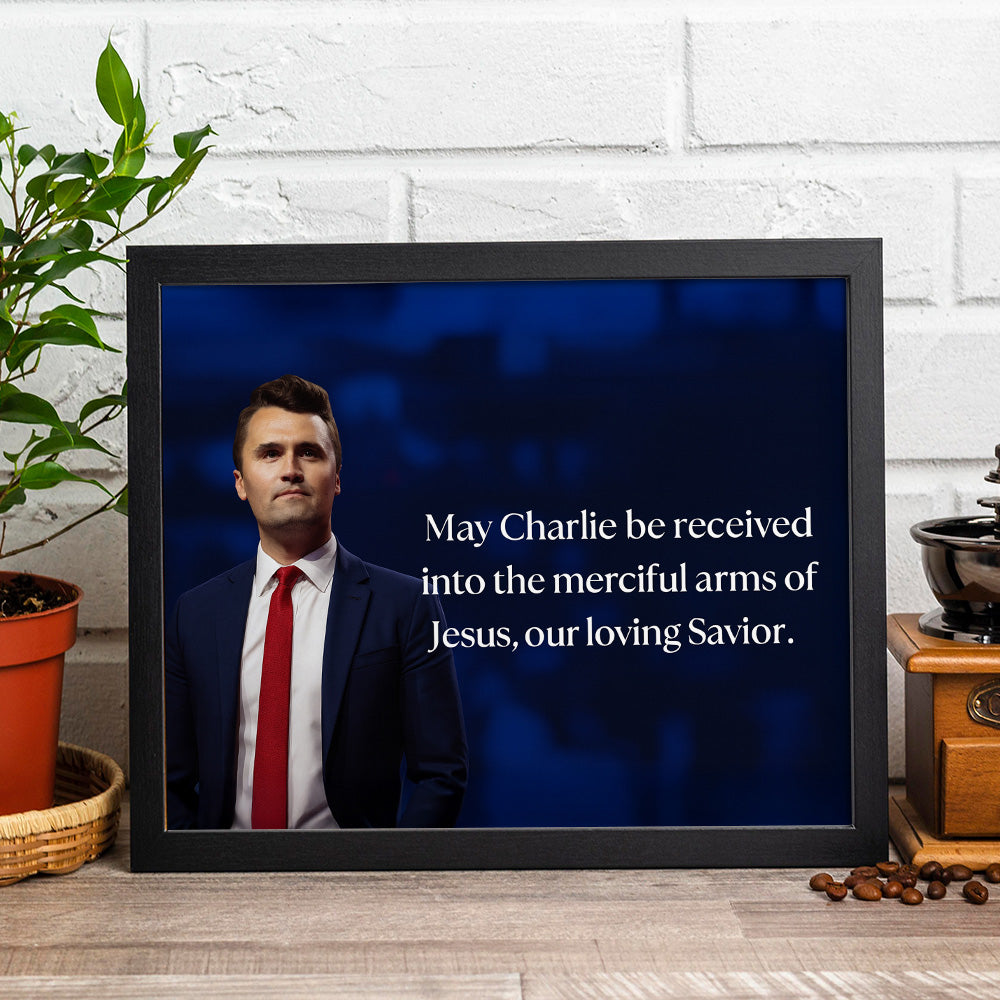 Our Loving Savior Charlie Kirk Picture Frame TH10 64463