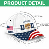 Custom Dog Cat Photo Dad America Flag Classic Cap Father's Day Gift HA75 921412