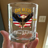 Custom Name God Bless US 250th Anniversary 1776-2026 Eagle Whiskey Glass HO82 902258