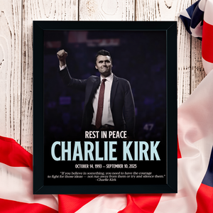 Rest In Peace Charlie Kirk Memorial Picture Frame LM32 65565