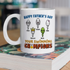 Happy Father's Day Your Swimming Champion Personalized White Mug Funny Father's Day Gift CH07 895360