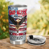 Custom Name Patriotic 250th Anniversary God Bless America Eagle 1776-2026 Fat Tumbler HO82 902254