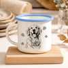 Custom Dog Line Enamel Mug 12oz Two-Tone Enamel Mug CH07 911962