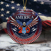250 Years America Semiquincentennial Personalized Ceramic Ornament HA75 898536