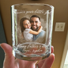 Custom Photo Forever Your Little Girl & Dad Christmas Print Rock Glass TA29 HO82 890488