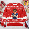 Custom Photo American Football Player Ugly Sweater Christmas Gift For Football Lovers CH07 899672