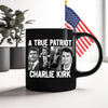 Justice for Charlie Kirk - Prayers Up for Charlie Black Mug HA75 64490