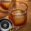 Custom Photo Christmas Would Be Boring Without Me Christmas Engraved Vertical Lines Whiskey Glass TH10 894501