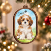 Custom Dog Photo Christmas 2 Layers Wooden Ornament LM32 670197