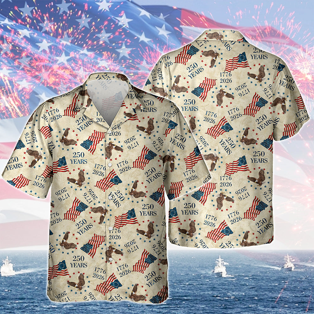 Personalized America 250th Birthday Hawaii Shirt HO82 901454