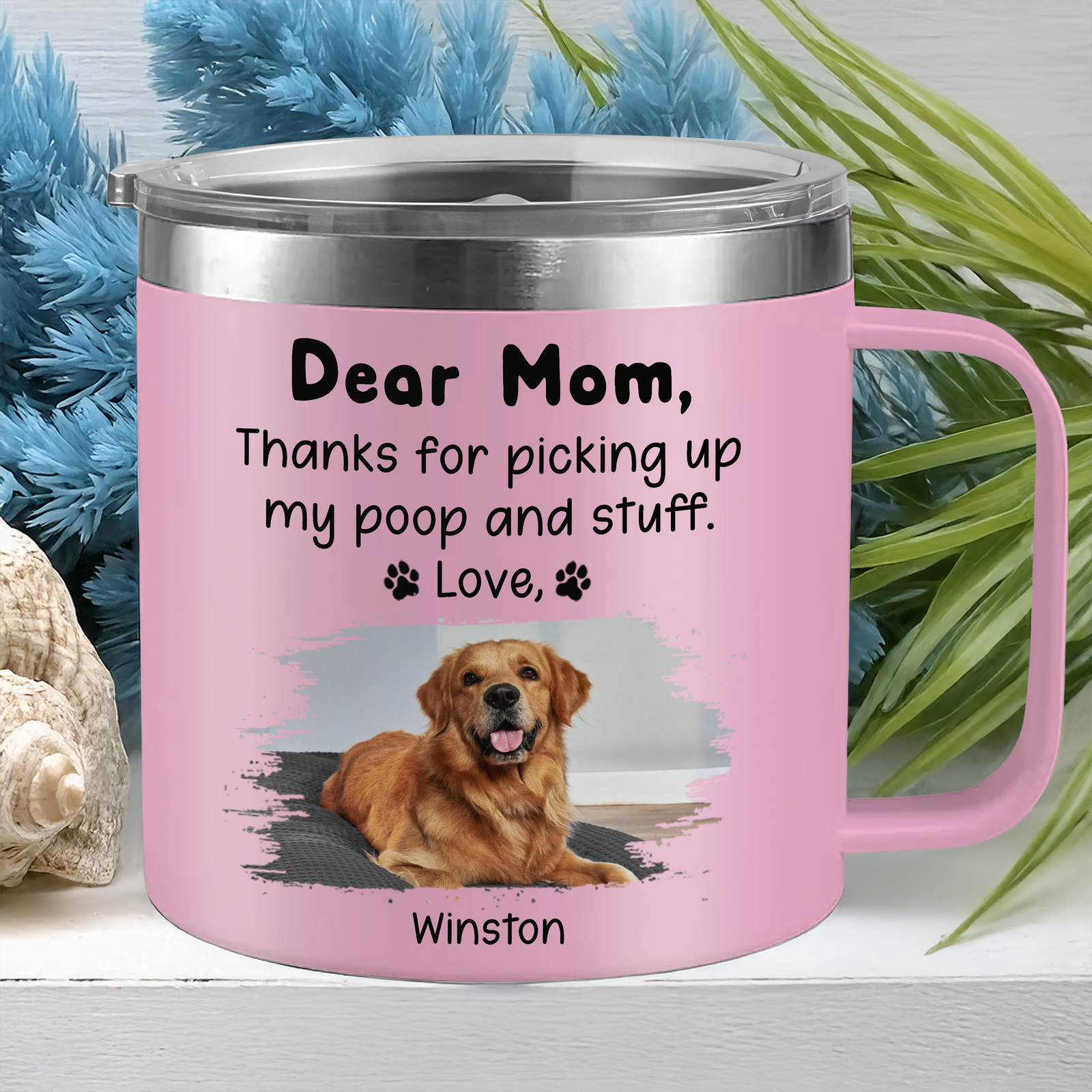Custom Photo Thanks For Picking My Stuff Happy Mother's Day Stainless Steel Tumbler TH10 892585
