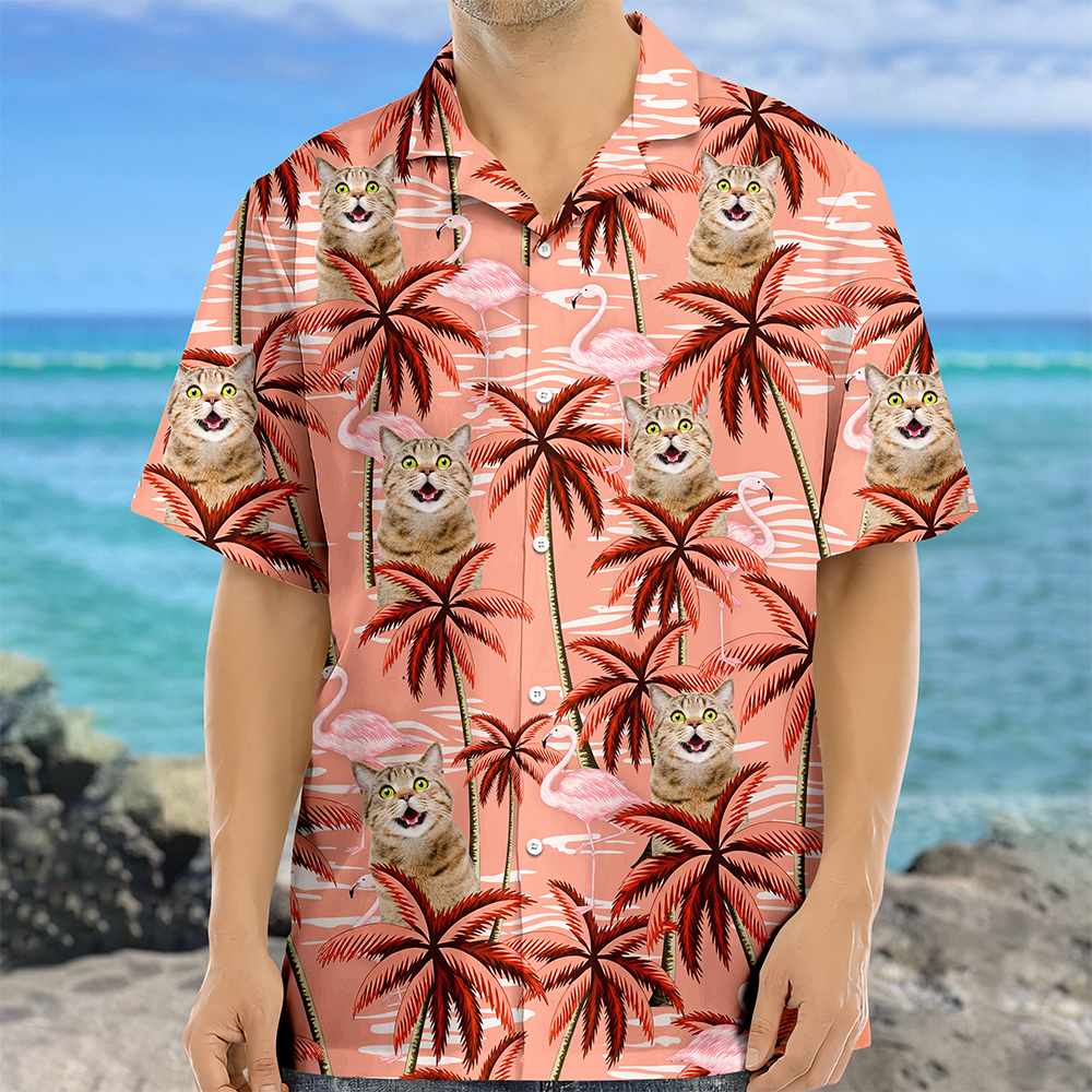 Custom Pet Hawaiian Shirt – Personalized Dog & Cat Tropical Aloha Shirt for Pet Lovers HA75 921126