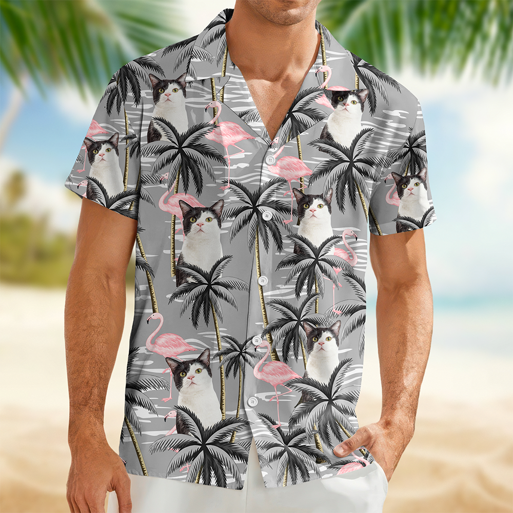 Custom Pet Hawaiian Shirt – Personalized Dog & Cat Tropical Aloha Shirt for Pet Lovers HA75 921126