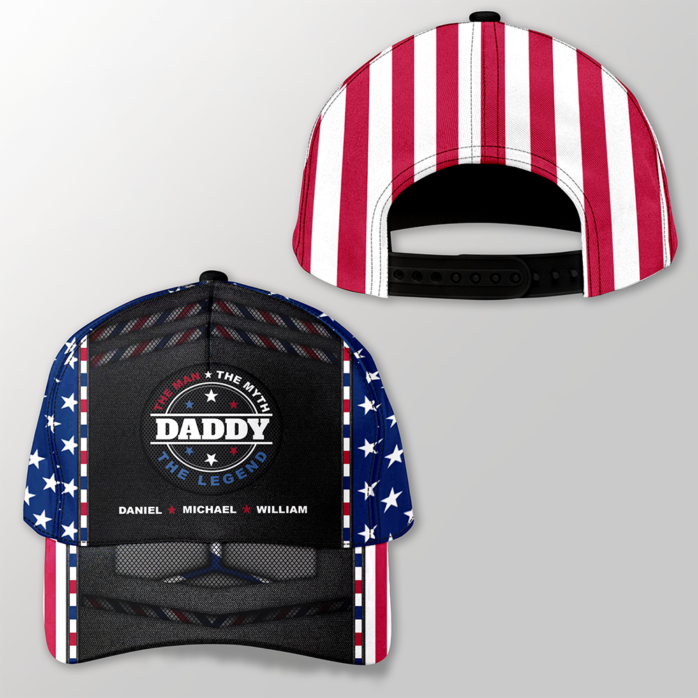 The Man The Myth The Legend Classic Cap Personalized Gift For Dad, Father's Day HO82 894122