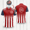 Custom Name USA 250 Years of Independence 1776–2026 American Flag Patriotic Polo Shirt HO82 902024