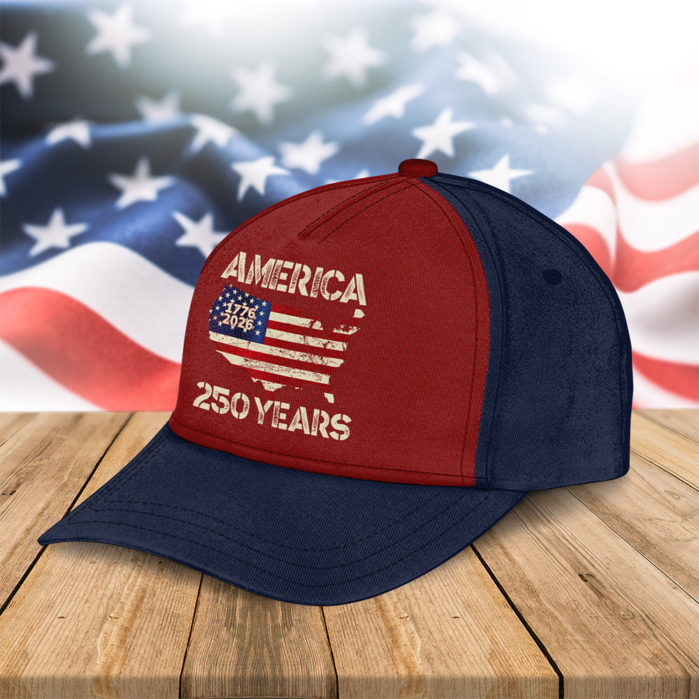 250 Years America Anniversary 250th Independence Day Classic Cap HO82 900346