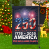 Personalized Custom Family Name 250th America Garden Flag TH10 896551