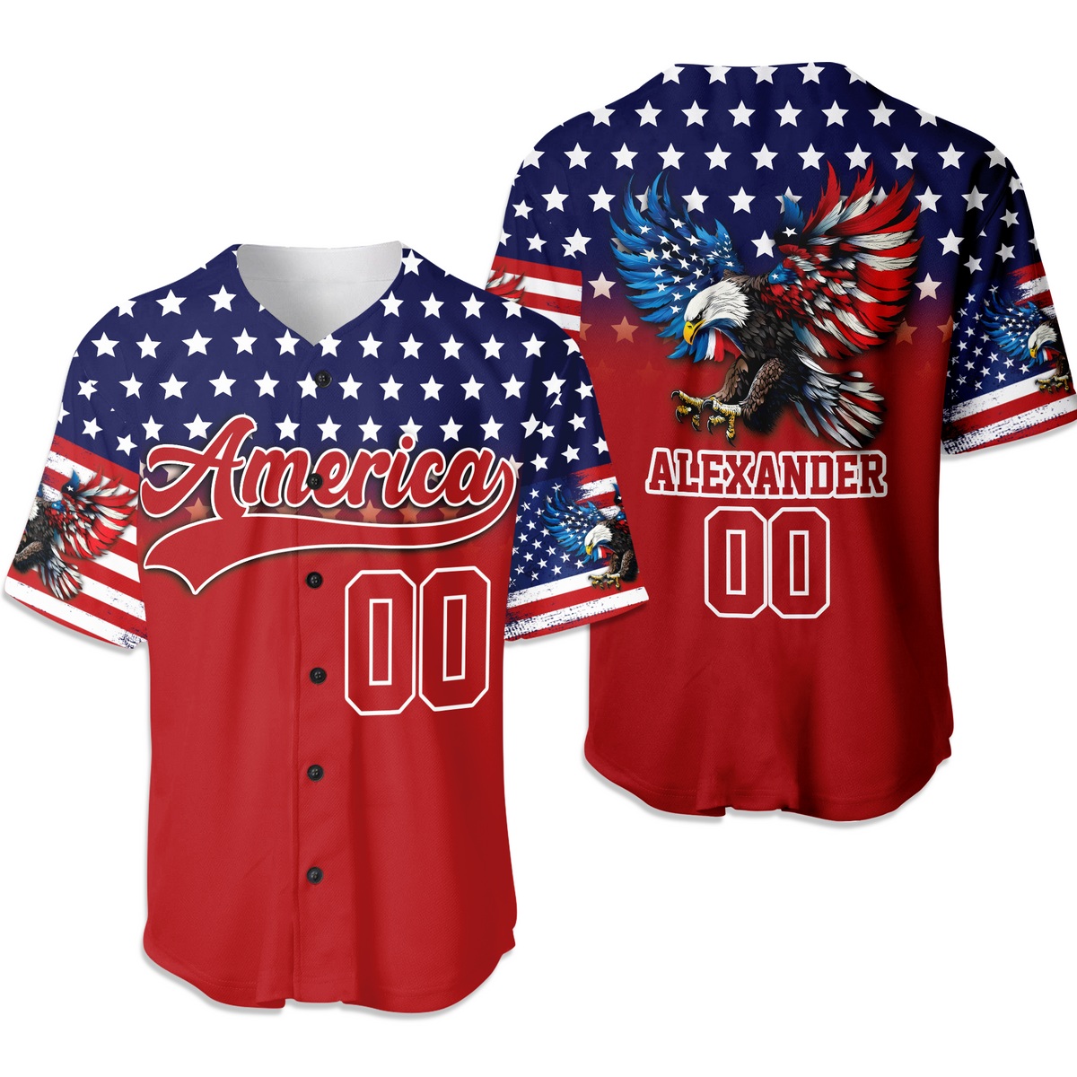 Personalized Patriotic Eagle 1776-2026 Jersey Shirt LM32 899713