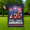 Personalized Custom Family Name 250th America Garden Flag TH10 896551