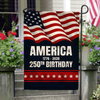 America 1776 - 2026 250th Birthday Garden Flag TH10 896035