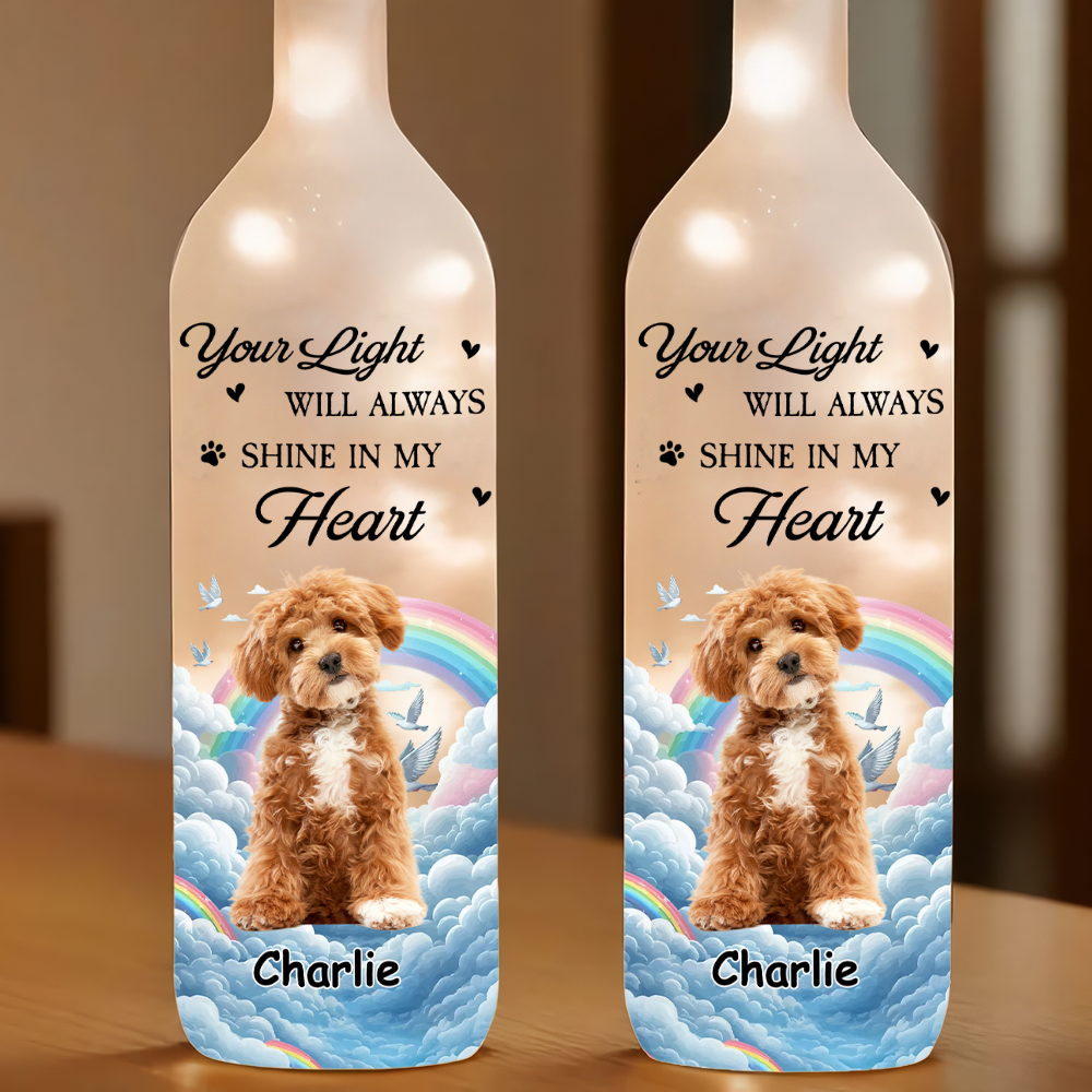 My Heart Was Not Ready Leave You - Personalized Bottle Lamp LM32 893953