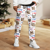 Custom Dog Cat Photo Firework USA Red White Blue Matching Sweatpants LM32 895851